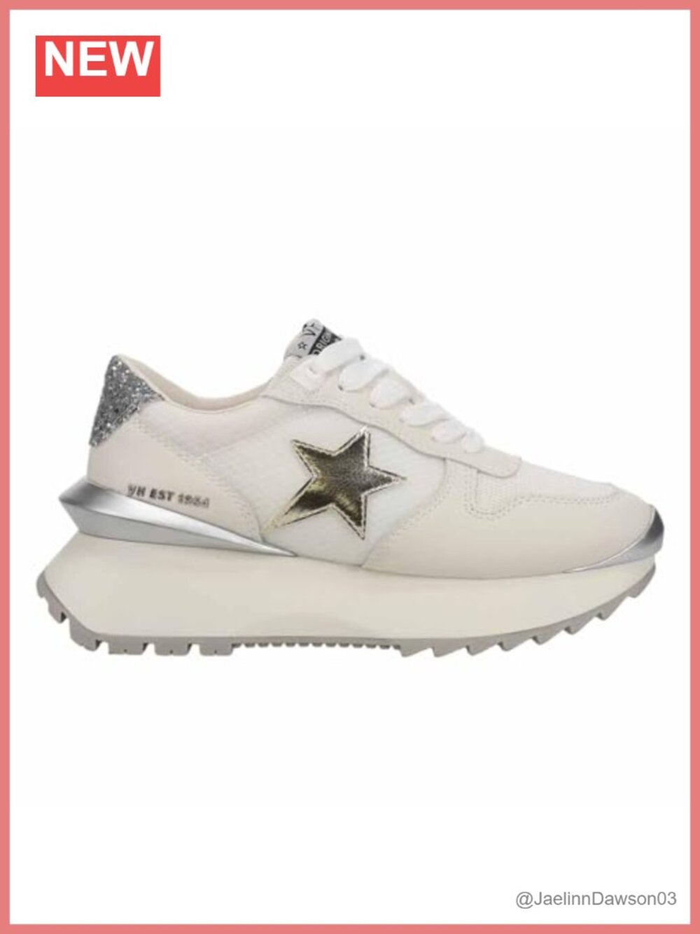 Metallic Slip On Sneakers Casual Shoes Cushioned Rubber Sole